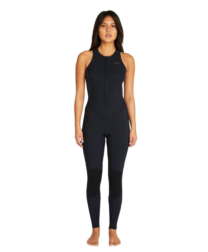 Women's HyperFreak 2mm Long Jane Spring Suit Front Zip - Black