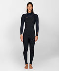 Women's HyperFreak 5/4+mm Steamer Chest Zip - Black