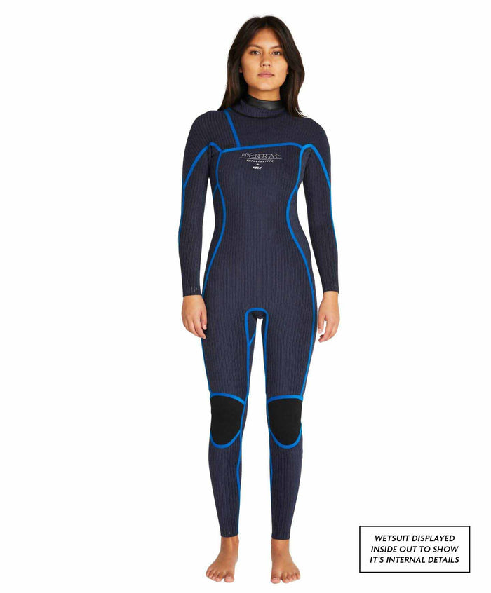 Women's HyperFreak 5/4+mm Steamer Chest Zip - Black