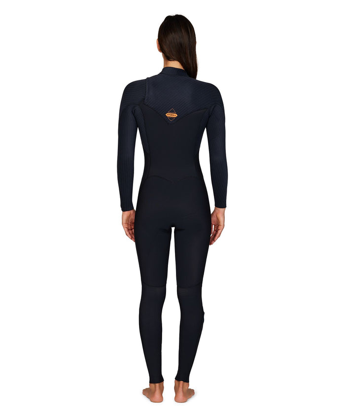 Women's HyperFreak 5/4+mm Steamer Chest Zip - Black