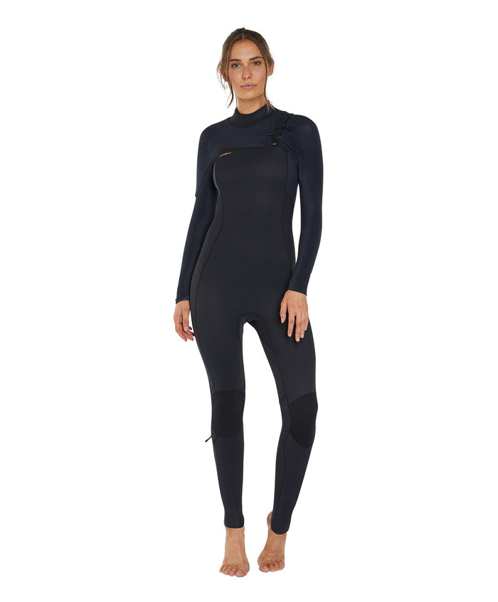 Women's HyperFreak 5/4+mm Steamer Chest Zip - Black