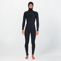 Women's HyperFreak Hooded 5/4+mm Steamer Chest Zip - Black
