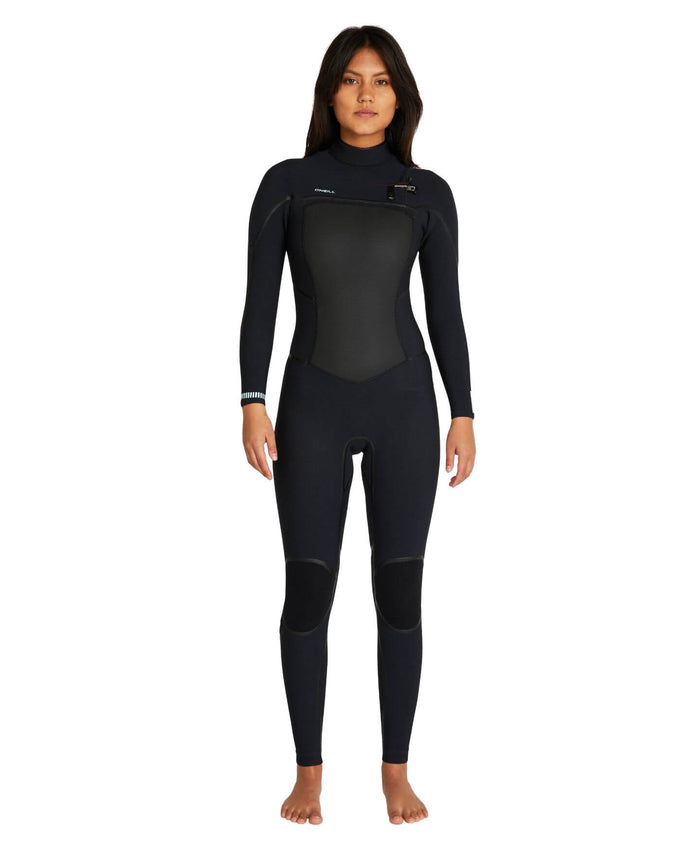 Women's Psycho Tech 3/2mm Steamer Chest Zip - Black