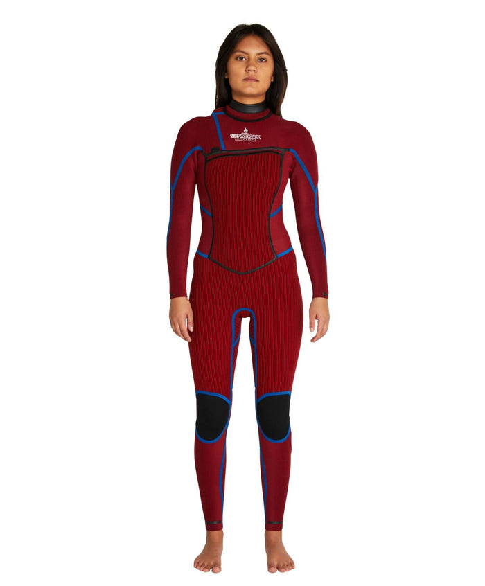 Women's Psycho Tech 3/2mm Steamer Chest Zip - Black