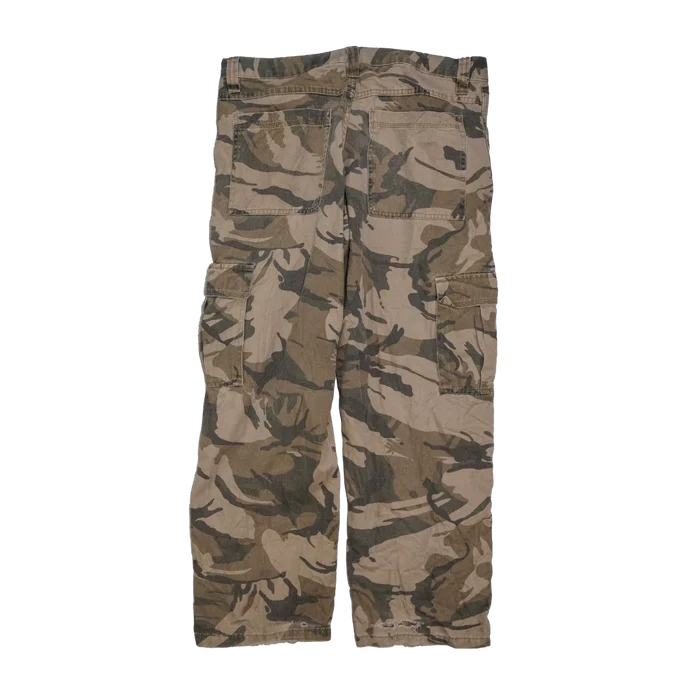 Wrangler Brown DPM Cargo Trousers - 32x30, Medium - Army & Outdoors - Cargo Trousers