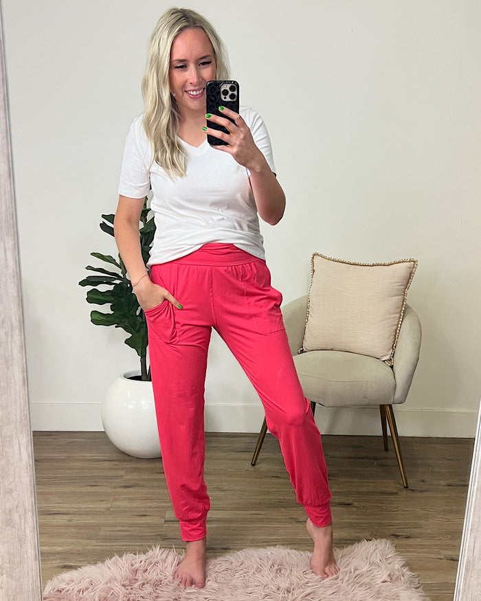 Yoga Joggers - Dusty Blue  Rae Mode